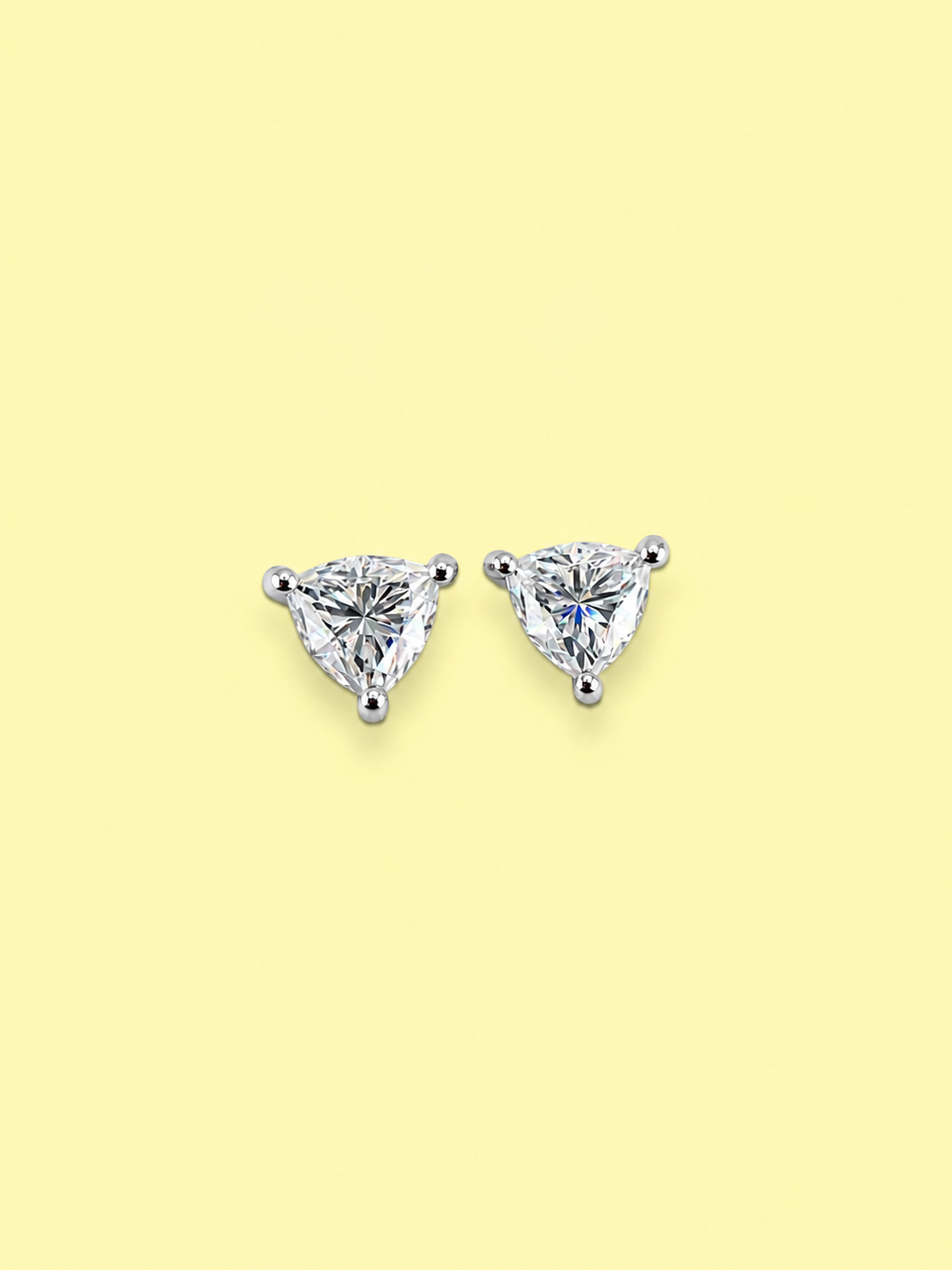 Trillion Stud Earrings