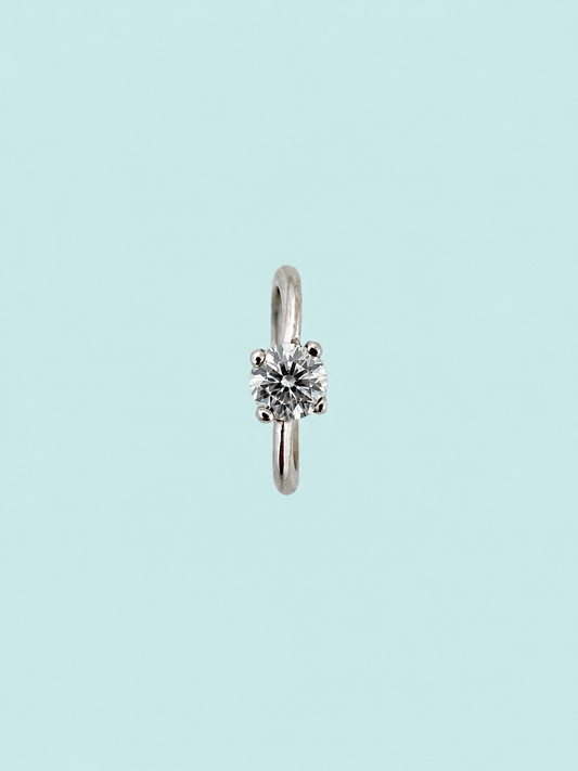 Luna Solitaire Ring