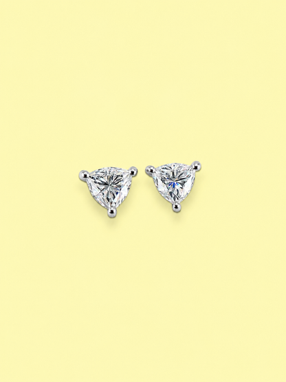 Trillion Stud Earrings