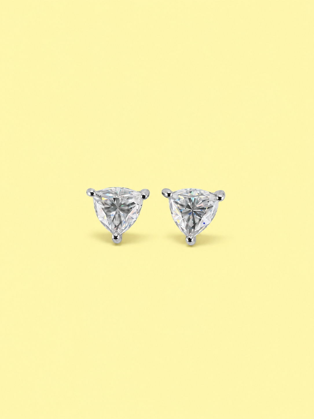 Trillion Stud Earrings