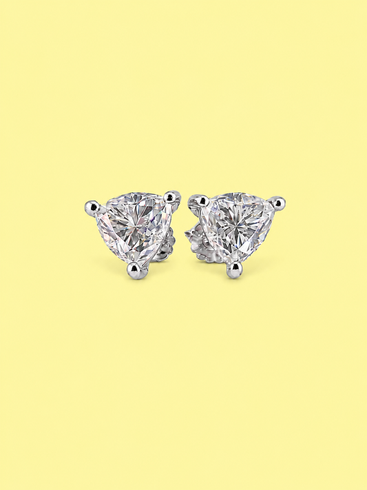 Trillion Stud Earrings