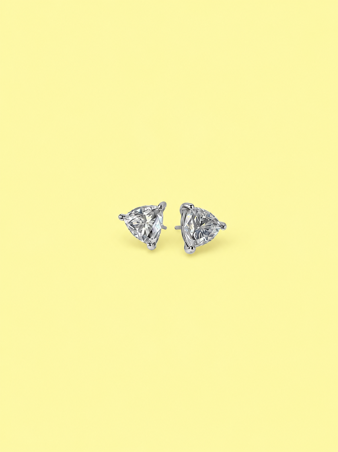 Trillion Stud Earrings