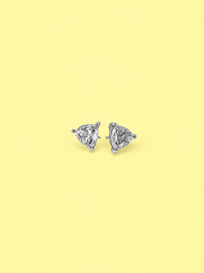 Trillion Stud Earrings