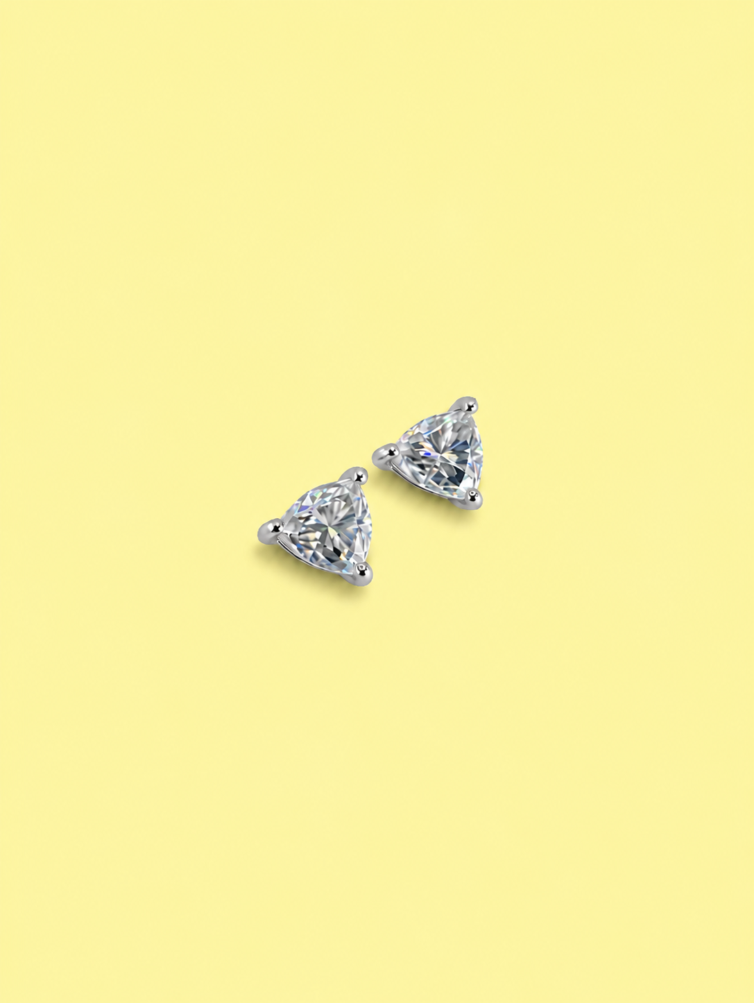 Trillion Stud Earrings