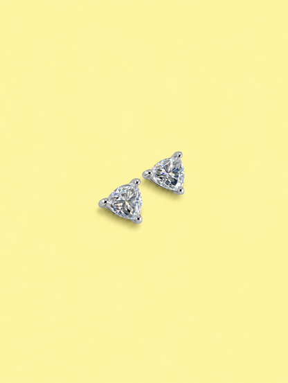 Trillion Stud Earrings