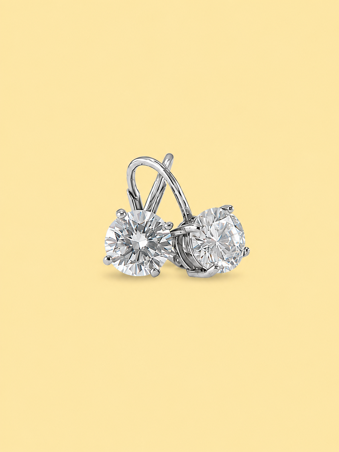 Round Dangle Hoop Earrings