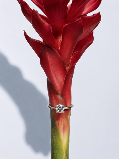 Romantic Round Cut Ring