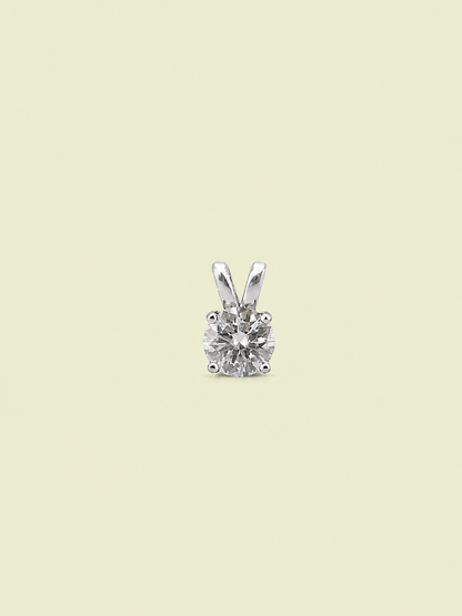 1ct Round Solitaire Pendant Necklace