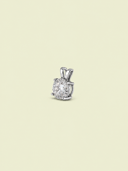 1ct Round Solitaire Pendant Necklace