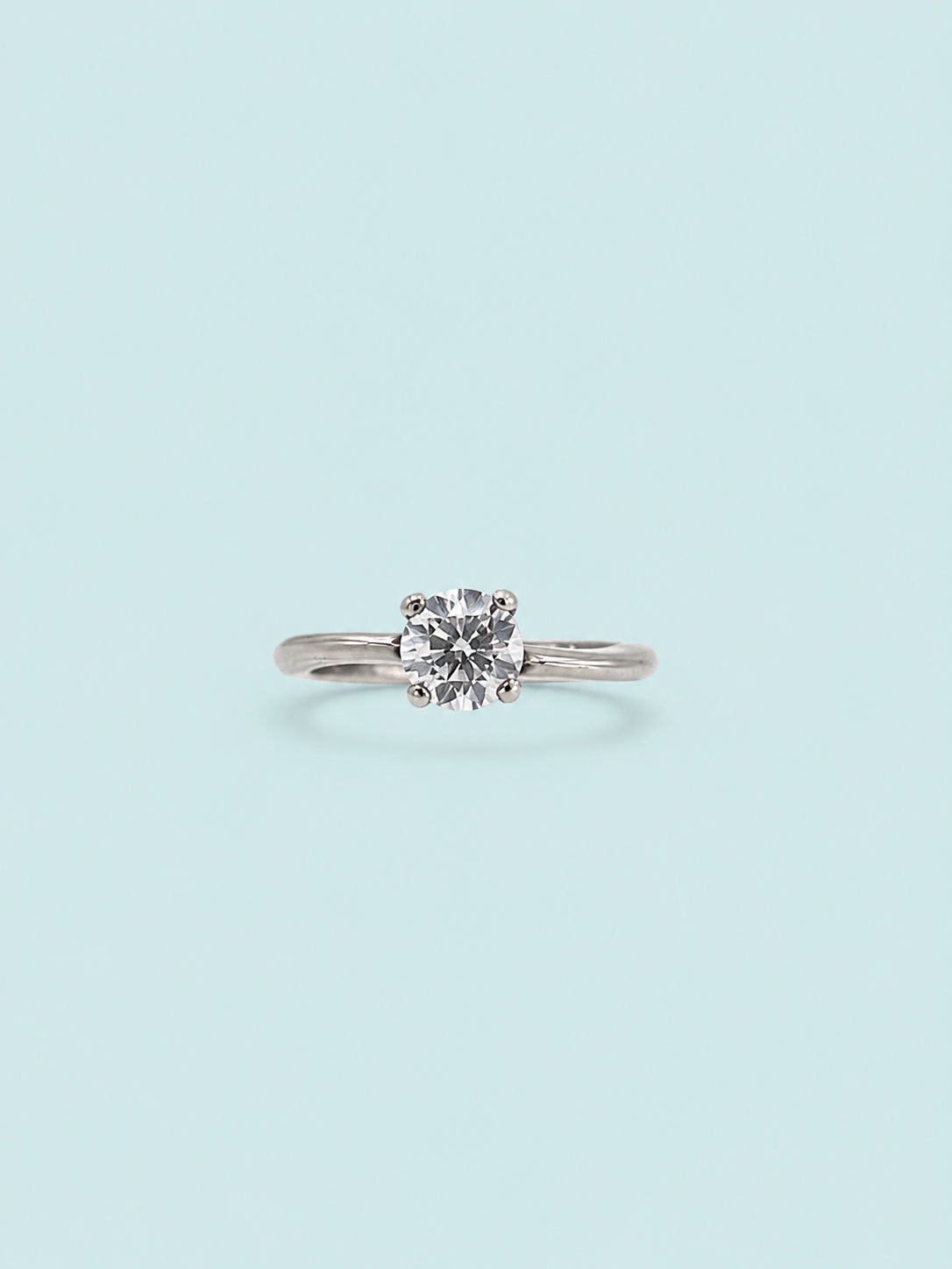 Luna Solitaire Ring