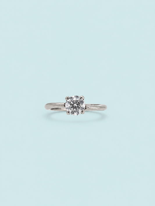 Luna Solitaire Ring