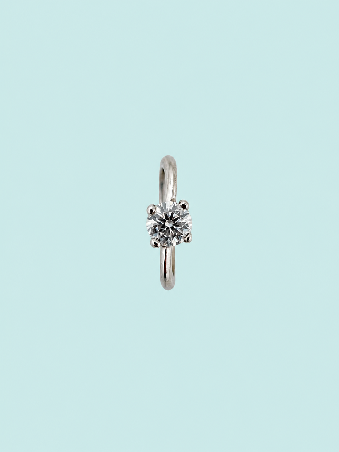 Luna Solitaire Ring