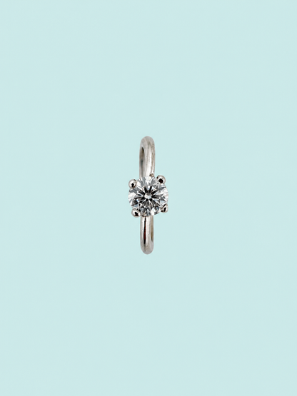 Luna Solitaire Ring