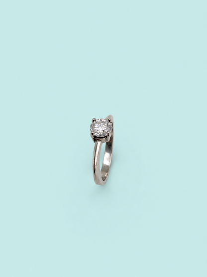 Luna Solitaire Ring