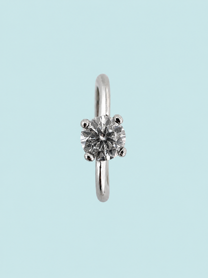 Luna Solitaire Ring