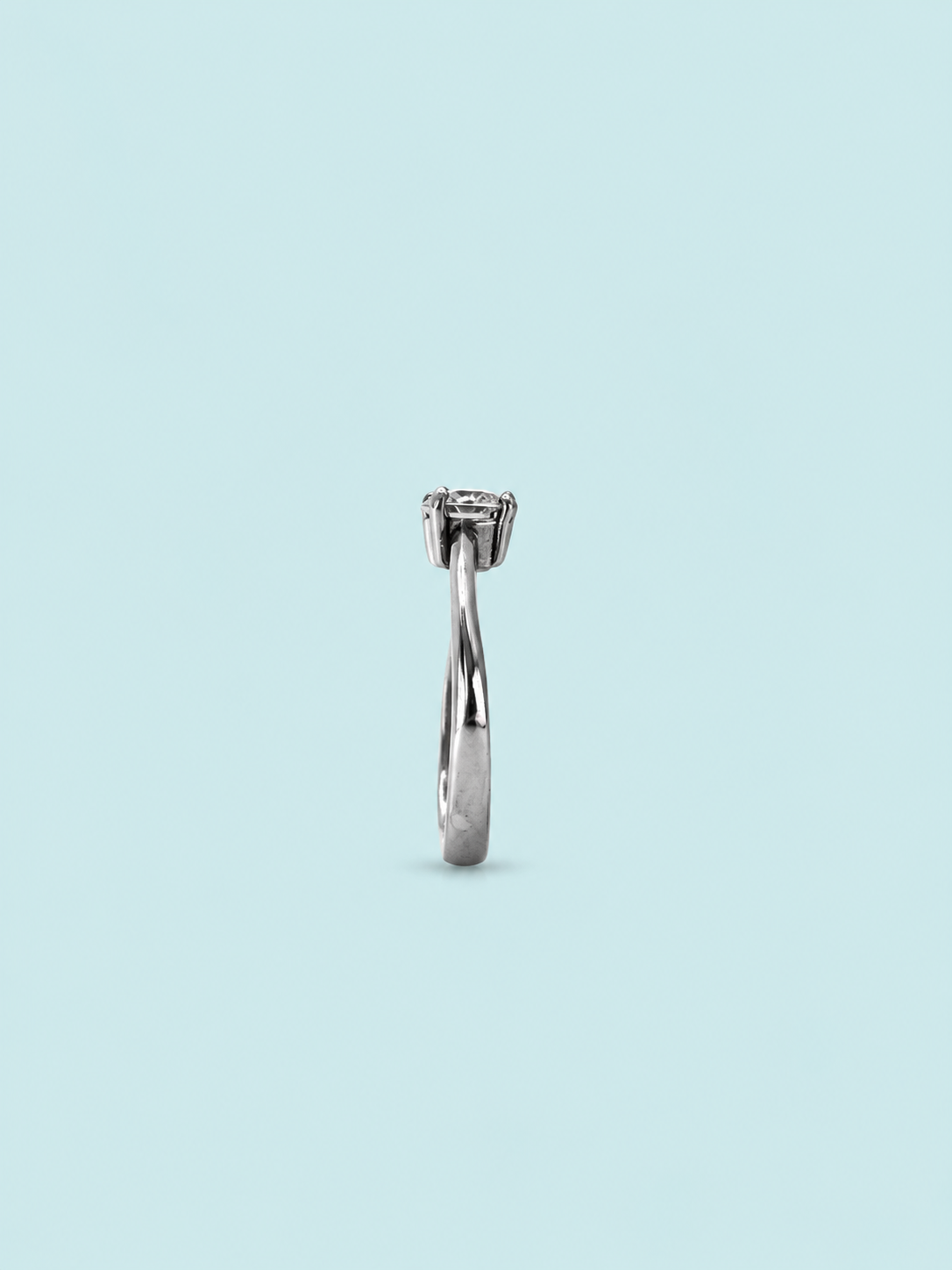 Luna Solitaire Ring