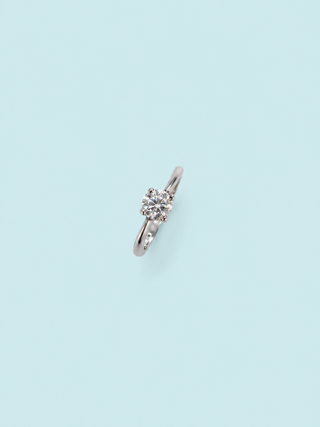 Luna Solitaire Ring