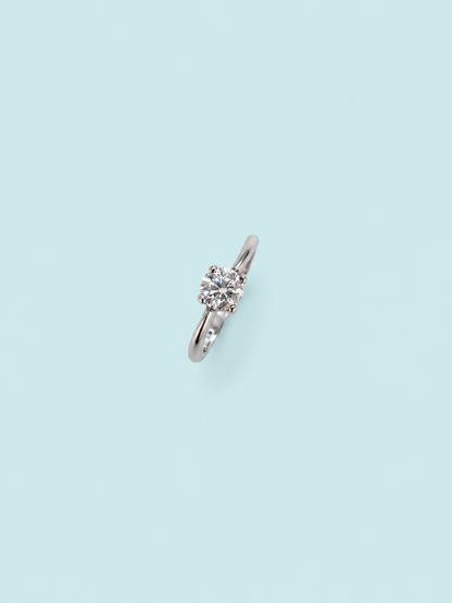 Luna Solitaire Ring