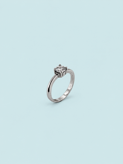 Luna Solitaire Ring