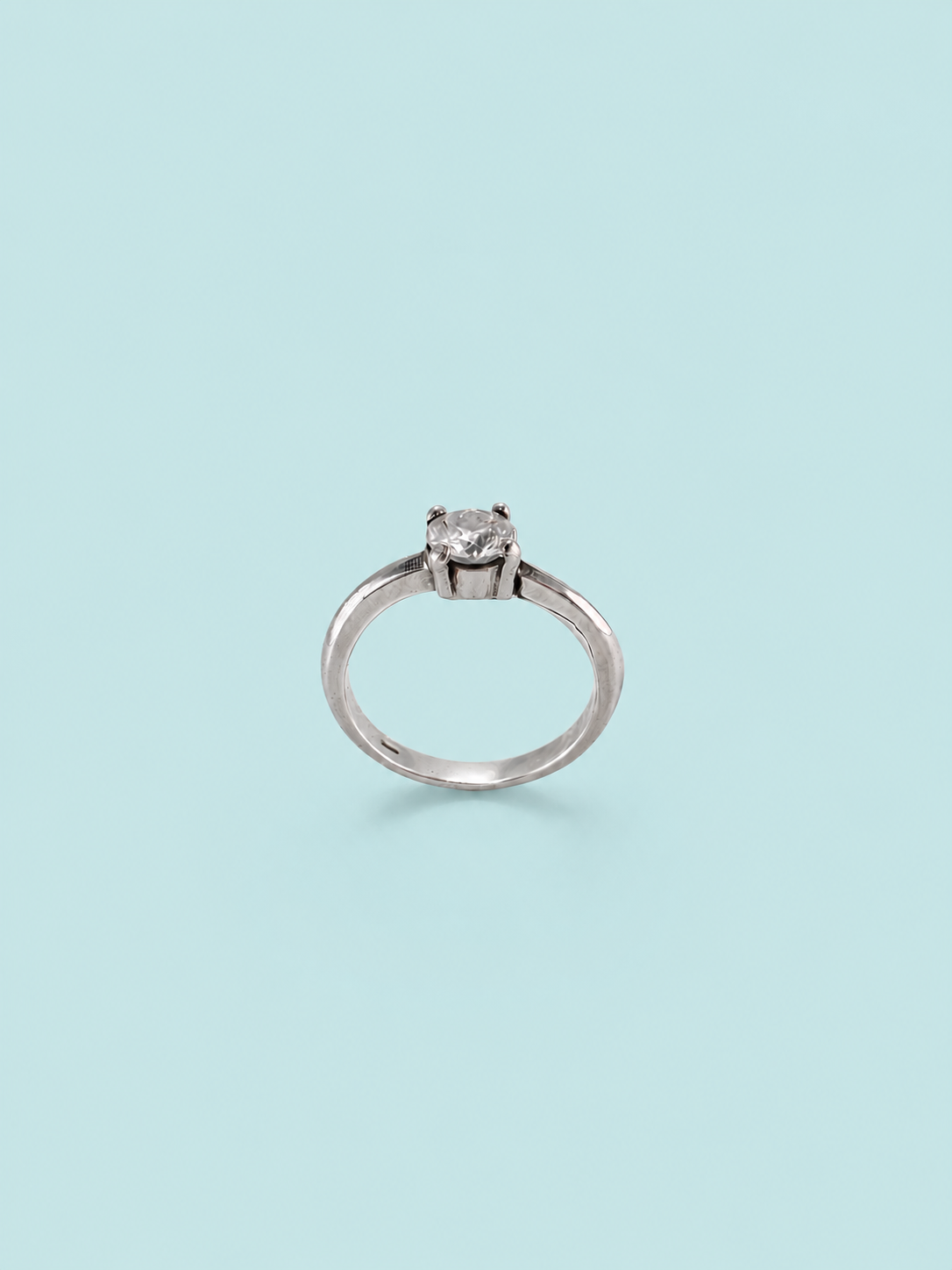 Luna Solitaire Ring