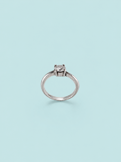 Luna Solitaire Ring
