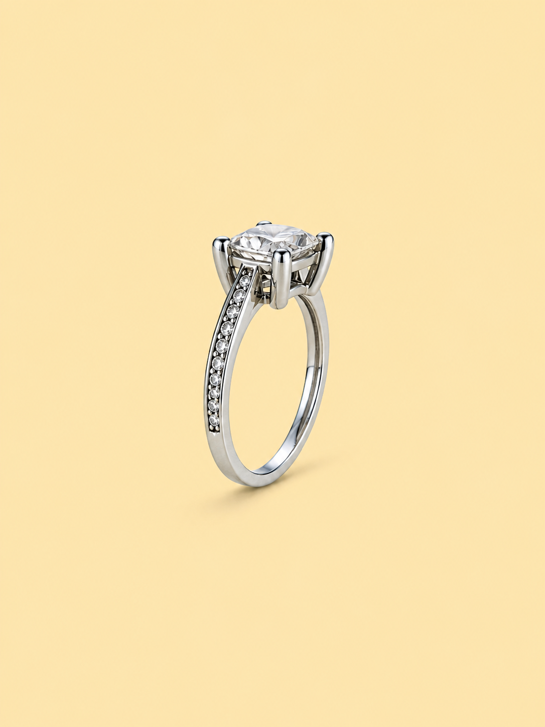 Asscher Halo Ring