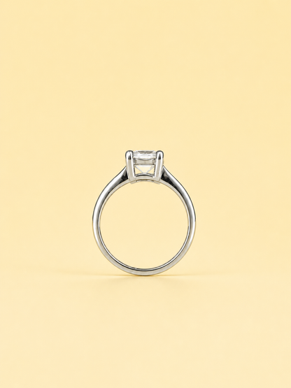 Asscher Halo Ring